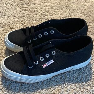Superga Black and White Sneakers